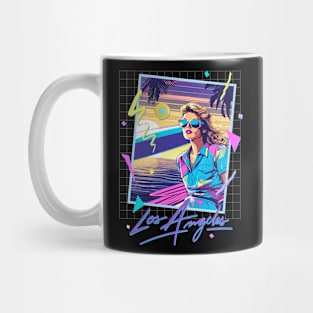 LOS ANGELES 80S RETRO STYLE Mug